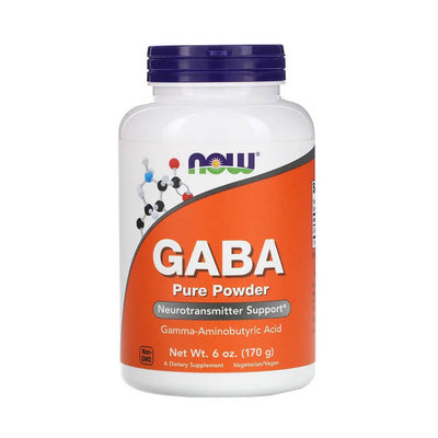 Suplimente pentru sanatate | GABA 100% pudra, 170g, Now Foods, Supliment alimentar antistres 0