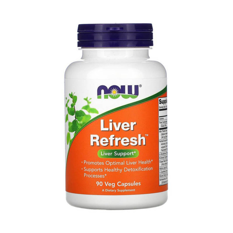 Suplimente pentru sanatate | Liver Refresh 90 capsule, Now Foods, Protector hepatic sportivi 0