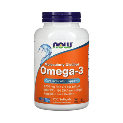Acizi grasi Omega | Omega 3 1000mg, 200 capsule moi, Now Foods 0