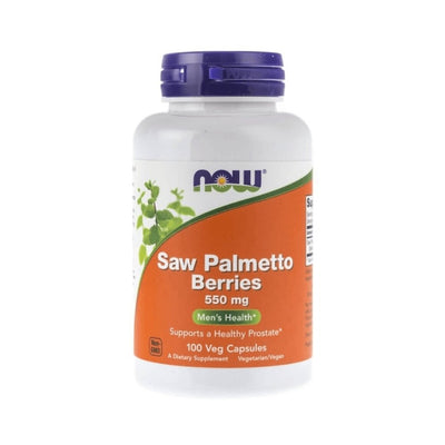 Now Foods | Supliment pentru prostata Saw Palmetto Berries 550mg 100 capsule 0