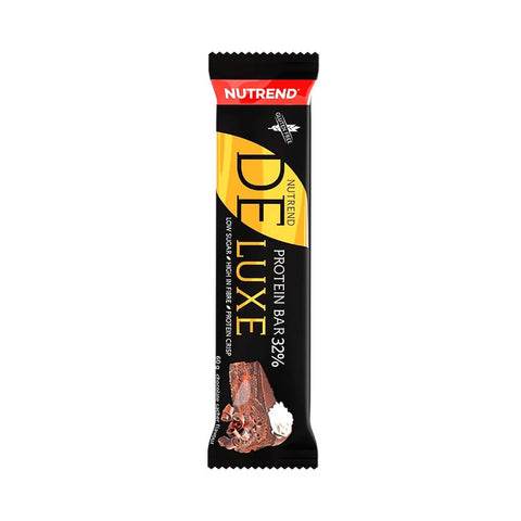 Alimente & Gustari | Baton Proteic Deluxe 32%, 60g, Nutrend, Continut scazut de zahar 0