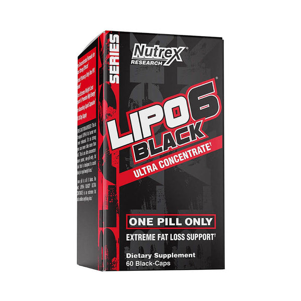 Lipo 6 Black Ultra Concentrate 60 capsule, Nutrex, Arzator grasimi