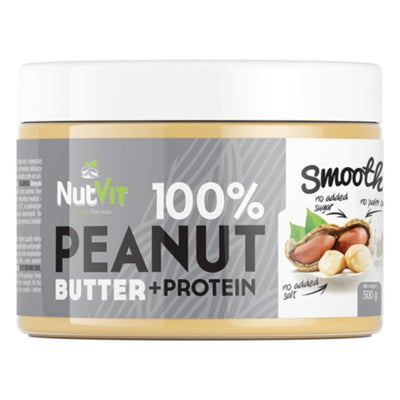 Alimente & Gustari | Unt de arahide proteic - Peanut butter + Protein 500g 0