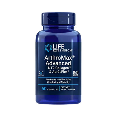 Suplimente pentru oase si articulatii | ArthroMax® Advanced cu NT2 Collagen™ & AprèsFlex®, 60 capsule, Life Extension, Supliment alimentar pentru articulatii 0