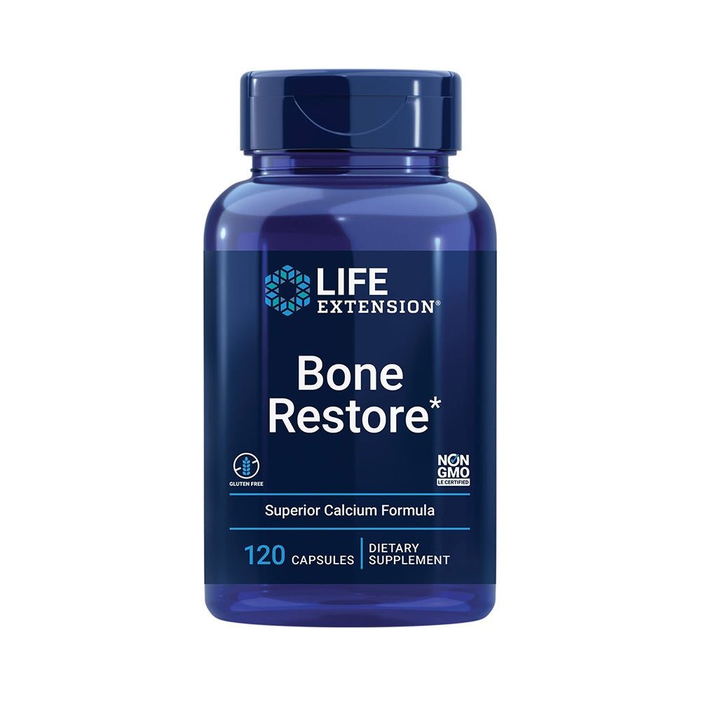 Bone Restore, 120 capsule, Life Extension, Supliment alimentar pentru