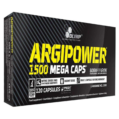 Aminoacizi | Argipower Arginina1500 mega caps, 120 capsule, Olimp Sport Nutrition, Supliment pentru pompare 0