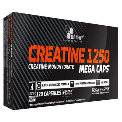 Creatina | Creatina mega caps, 1250mg, 120 capsule, Olimp Sport Nutrition,  Supliment crestere masa musculara 0