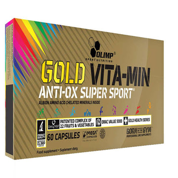 Vitamine si minerale | Gold Vita-Min Anti-Ox Super Sport 60 capsule, Olimp Sport Nutrition, Supliment antioxidanti sportivi 0