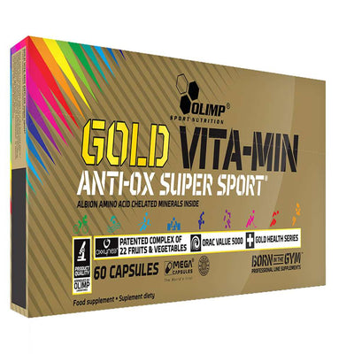 Vitamine si minerale | Gold Vita-Min Anti-Ox Super Sport 60 capsule, Olimp Sport Nutrition, Supliment antioxidanti sportivi 0