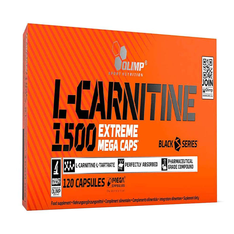 Slabire & Ardere grasimi | L-carnitina 1500 mega caps, 120 capsule, Olimp Sport Nutrition, Supliment slabire 0