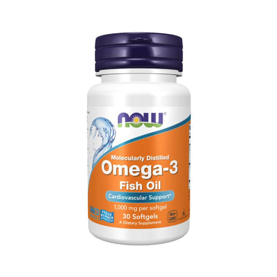 Acizi grasi Omega | Omega 3 1000mg, 30 capsule, Now Foods, Acizi grasi din ulei de peste 0