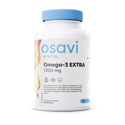 Acizi grasi Omega | Omega 3 Extra 1300 mg, 60 capsule moi, Osavi, Ulei de peste 0