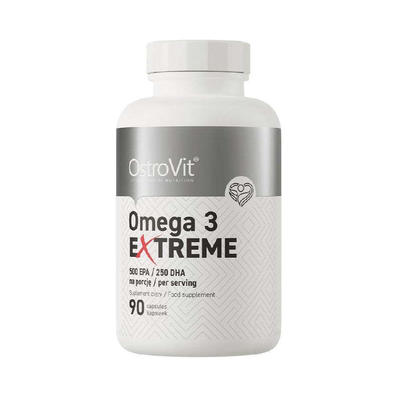 Acizi grasi Omega | Omega 3 Extreme 1000mg, 90 capsule moi, Ostrovit, Supliment alimentar pentru sanatate 0