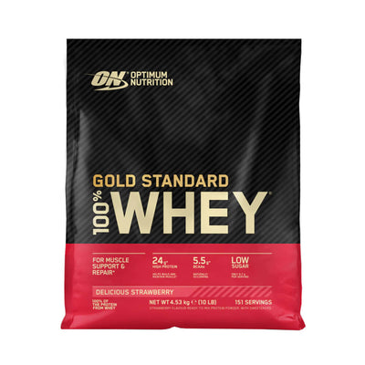 Suplimente antrenament | Whey Gold Standard 100% Protein 4,5kg, pudra, Optimum Nutrition, Concentrat proteic 0