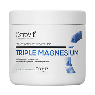 Vitamine si minerale | Triple Magnesium 100g, Ostrovit, Supliment alimentar pentru sanatate 0