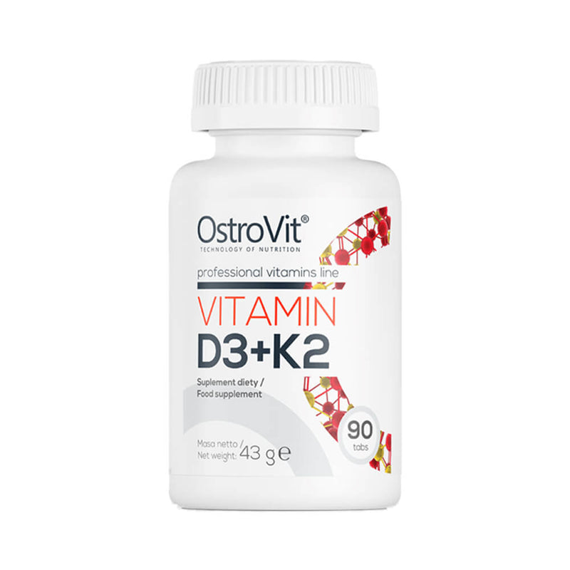 Suplimente pentru oase si articulatii | Vitamina D3 + K2 90 capsule, Ostrovit, Supliment alimentar pentru imunitate si sanatate 0