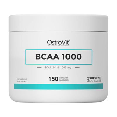Aminoacizi | BCAA 2-1-1 1000mg, 150 capsule, Ostrovit, Aminoacizi cu catena ramificata 0