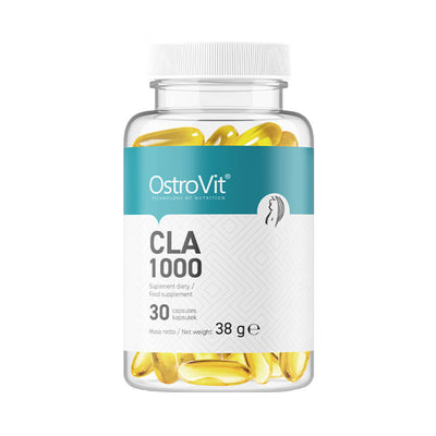 Slabire & Ardere grasimi | CLA 1000mg, 30 capsule (acid linoleic conjugat), Ostrovit, Supliment antioxidanti sportivi 0