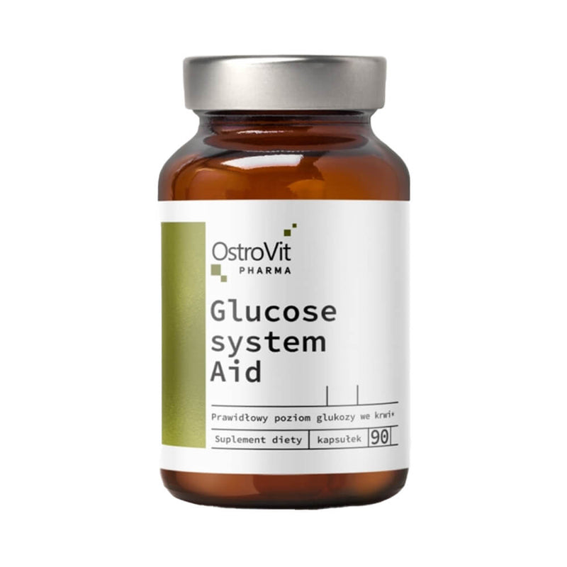 Slabire & Ardere grasimi | Glucose System Aid 90 capsule, Ostrovit, Supliment alimentar sanatate 0