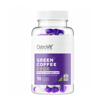 Suplimente antrenament | Cafea Verde VEGE, 90 capsule, Ostrovit, Supliment alimentar pre-workout cu cofeina 0
