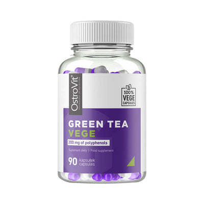 Slabire & Ardere grasimi | Ceai verde VEGE 90 capsule, Ostrovit, Supliment antioxidanti sportivi 0