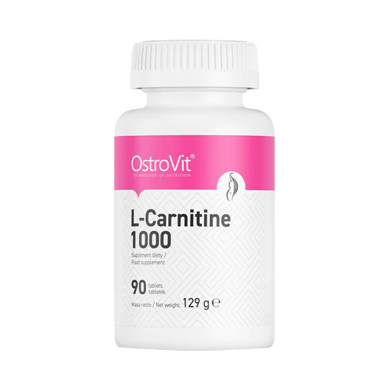 Slabire & Ardere grasimi | L-Carnitina 1000mg, 90 tablete, Ostrovit, Supliment slabire 0