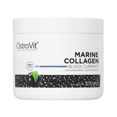 Colagen | Marine Collagen, 200g, pudra cu gust autentic, Ostrovit, Supliment alimentar pe baza de colagen marin 1