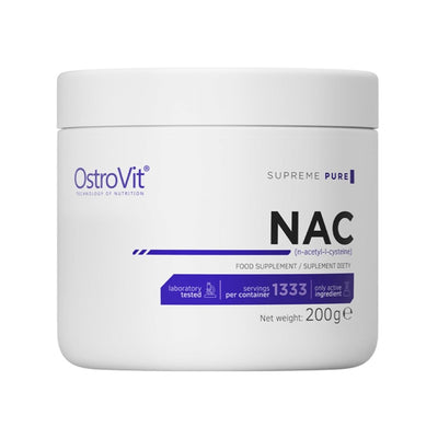 Hepatoprotectoare | NAC, pudra, 200g, Ostrovit, Supliment antioxidanti sportivi 0