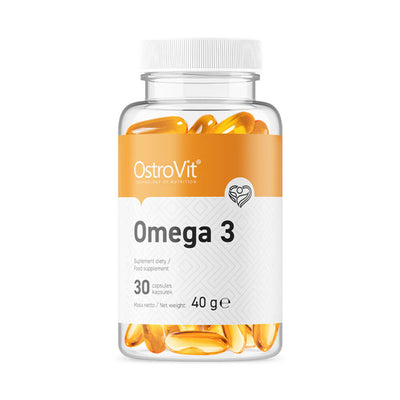 Acizi grasi Omega | Omega 3 1000mg, 30 capsule moi, Ostrovit, Acizi grasi din ulei de peste 0