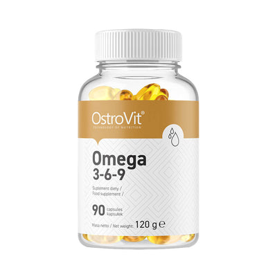 Acizi grasi Omega | Omega 3-6-9 400mg, 90 capsule moi, Ostrovit 0