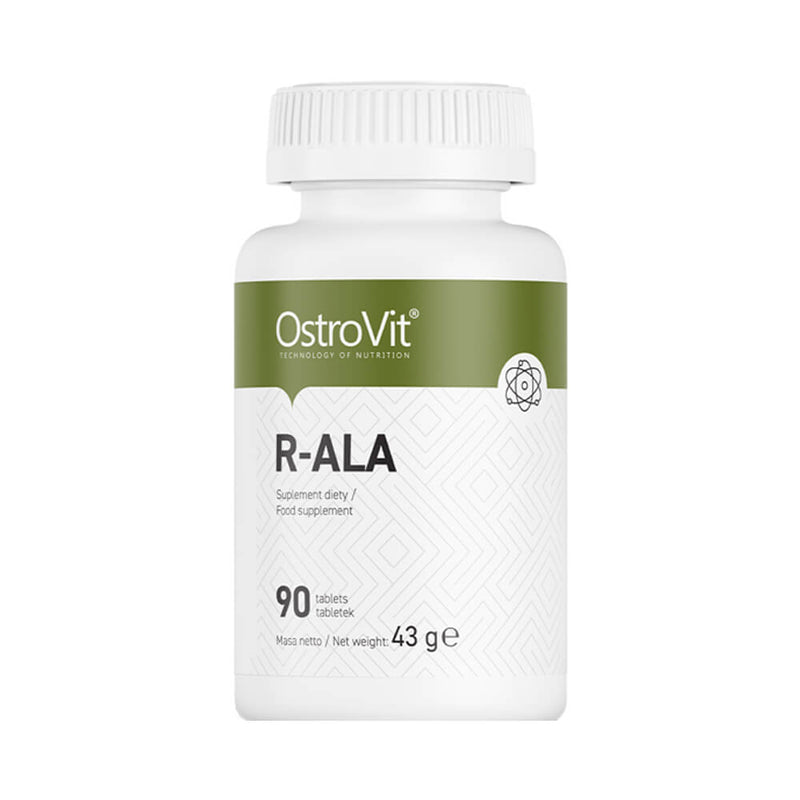 Cresterea masei musculare | R-ALA 90 tablete, Ostrovit, Supliment antioxidanti sportivi 0