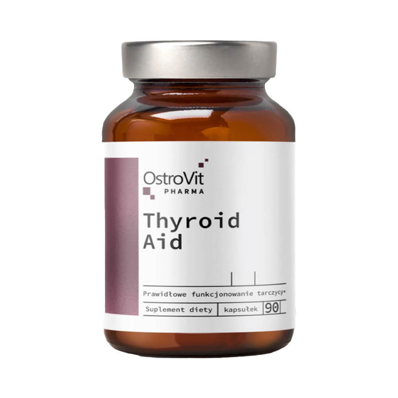 Stimulente hormonale | Thyroid Aid 90 capsule, Ostrovit, Supliment alimentar pentru glanda tiroida 0