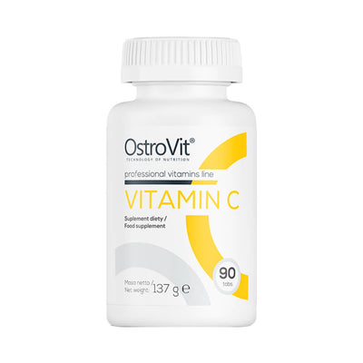 Suplimente pentru oase si articulatii | Vitamina C, 1000mg, 90 tablete, Ostrovit, Supliment antioxidanti pentru imunitate 0