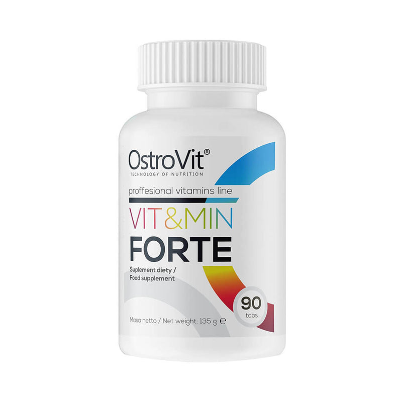 Vitamine si minerale | Vit & Min Forte 90 tablete, Ostrovit, Complex de minerale si vitamine pentru sportivi 0