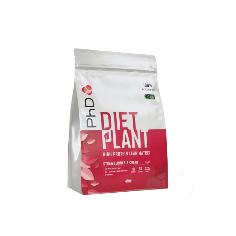 Proteine | Diet Plant pudra, 1kg, PhD, Proteina vegetala 0