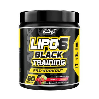 Pre-workout | Lipo 6 Black Training, pudra, 264g, Nutrex, Pre-workout cu cofeina 0