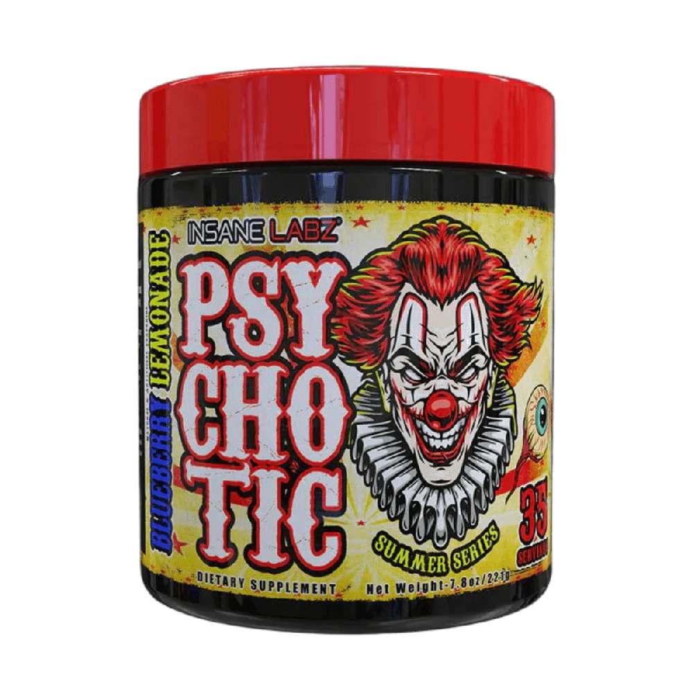 Psychotic, powder, 208g, Insane Labz, Pre-workout with caffeine