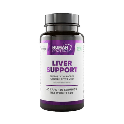Hepatoprotectoare | Liver Support, 60 capsule, Human Protect, Protector hepatic 0