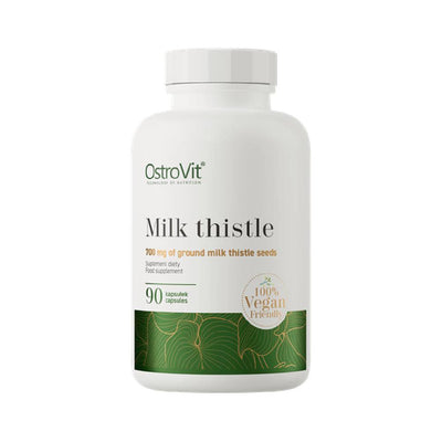 Hepatoprotectoare | Milk Thistle, 90 capsule, OstroVit, Protector hepatic sportivi 0
