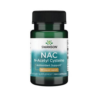 Hepatoprotectoare | N-acetil cisteina 150mg, 100 capsule, Swanson, Supliment antioxidanti sportivi 0