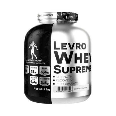Suplimente antrenament | Levro Whey Supreme 2kg, pudra, Kevin Levrone, Concentrat proteic din zer 0