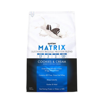 Blenduri proteice | Matrix Sustained-Release Protein Blend, Syntrax, pudra, 2.27kg, Blend proteic 0