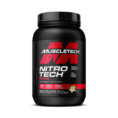 MuscleTech | Nitro Tech Ripped, pudra, 907g, Muscletech, Supliment alimentar de proteine + scadere in greutate 0