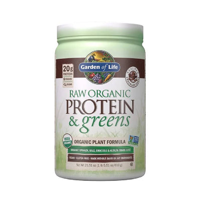 Proteina vegetala | Raw Organic Protein & Greens, pudra, 610g, Garden of Life, Proteine vegetale 0