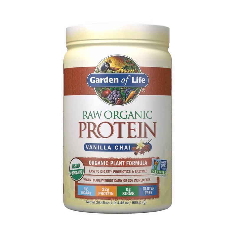 Proteina vegetala | Raw organic protein pudra, 580g, Garden of Life, Supliment alimentar pe baza de proteina 0