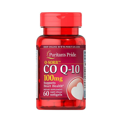 Suplimente pentru sanatate | QSorb Co Q10 100mg, 60 capsule, Puritan's Pride, Supliment antioxidanti sportivi 0