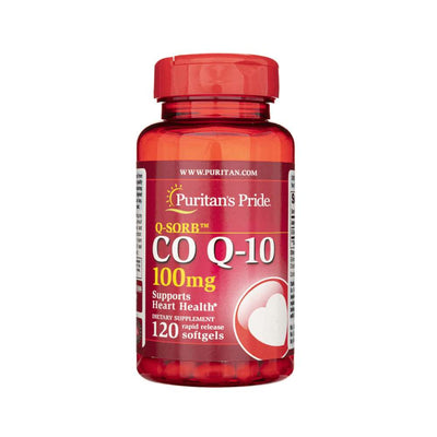 Suplimente Antioxidanti | CO Q10 100mg, 120 capsule moi, Puritan’s Pride, Supliment antioxidanti sportivi 0