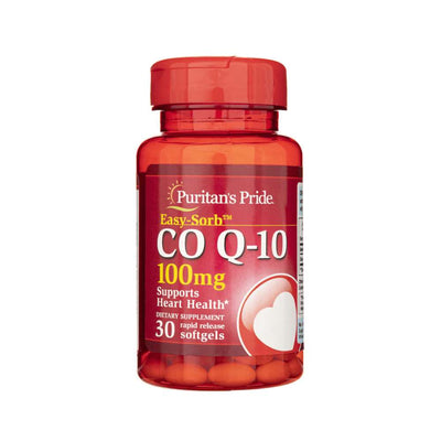 Suplimente Antioxidanti | EasySorb CO Q10 100mg, 30 capsule moi, Puritan’s Pride, Supliment antioxidanti sportivi 0