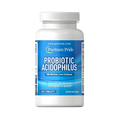 Digestie | Probiotic Acidophilus 100 tablete, Puritan's Pride, Probiotic 0