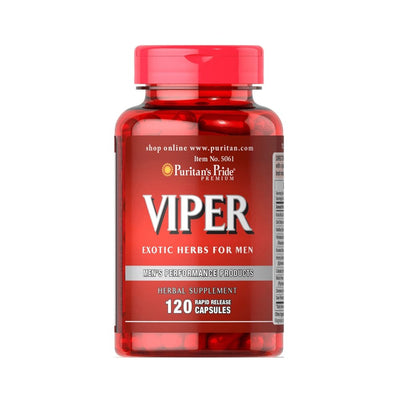 Stimulente hormonale | Viper 120 capsule, Puritan's Pride, Supliment stimulator hormonal 0